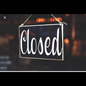 My closet is closed for now due to relocation.